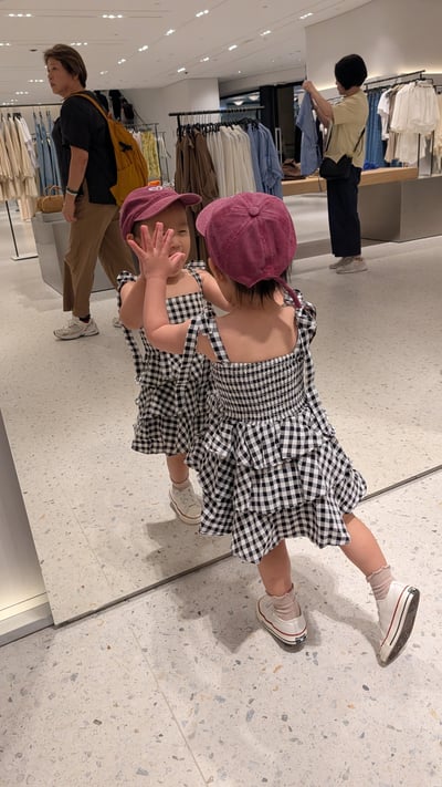 黑白格紋綁帶蛋糕裙3