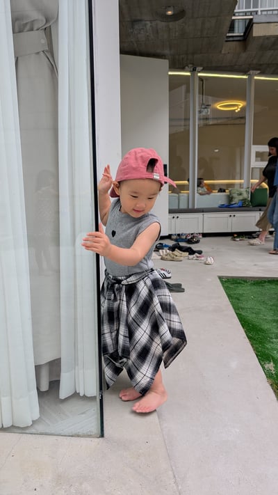 爱心背心不規則褲裙 二件套4