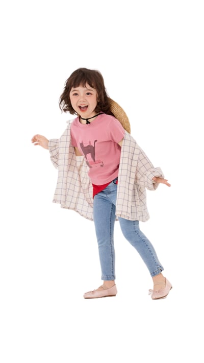 男女童格子襯衫1