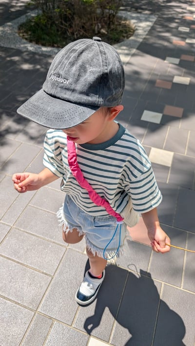 牛仔鬚鬚短褲(藍)5