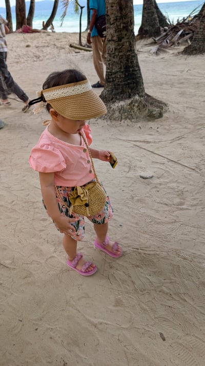 公主袖排扣上衣印花短褲 二件套8