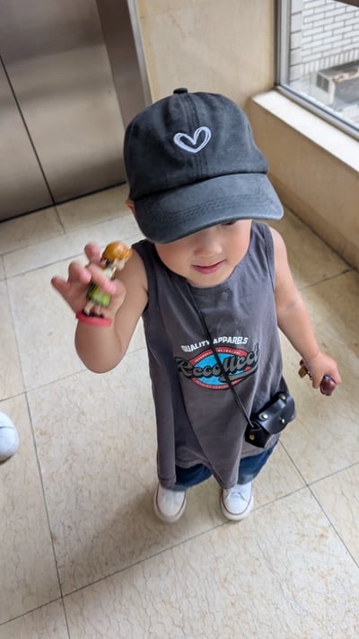 寬鬆印花背心裙7