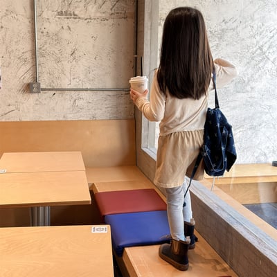 韓版假兩件休閒內搭褲(黃/藍/粉)3