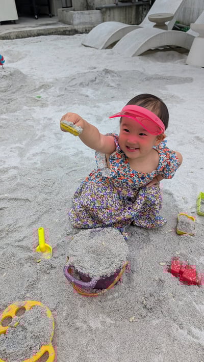 單排扣碎花洋裝5