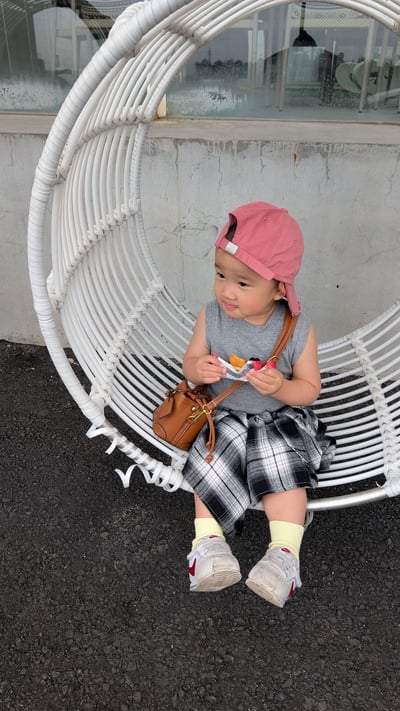 爱心背心不規則褲裙 二件套2