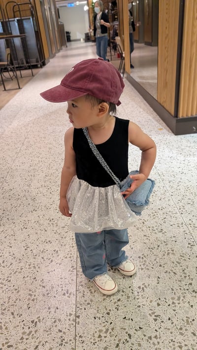 拼接澎澎亮片背心10