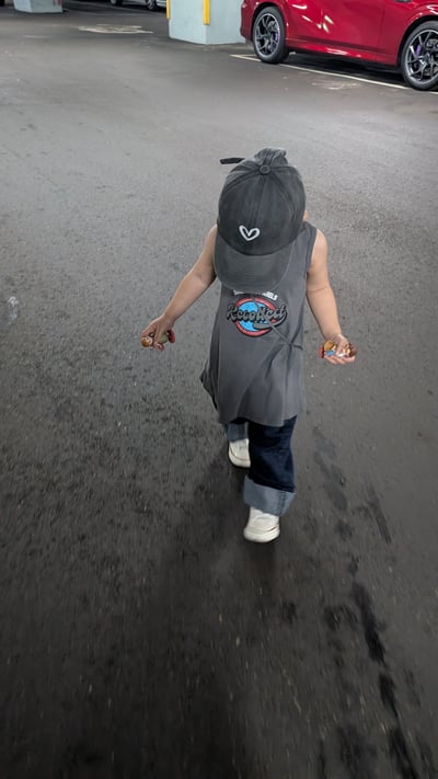 寬鬆印花背心裙10