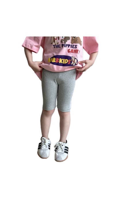 5分內搭褲 (淺花灰)1