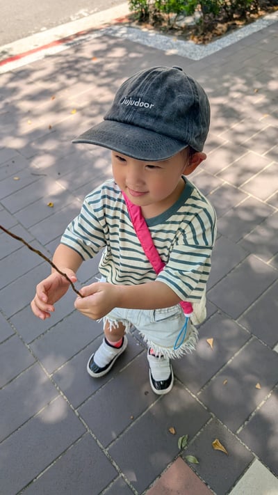 百搭條紋短T (松綠)3