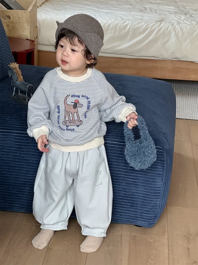 狗狗滑板T/運動褲1