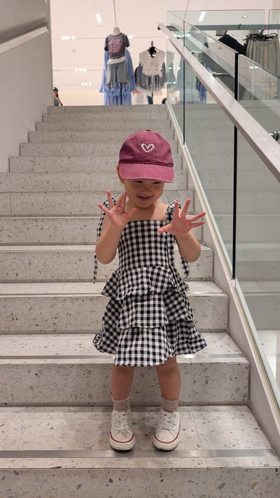 黑白格紋綁帶蛋糕裙9