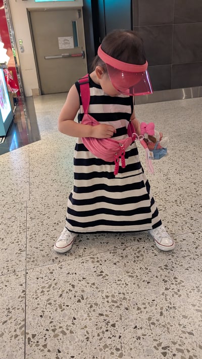 條紋背心A字長洋5