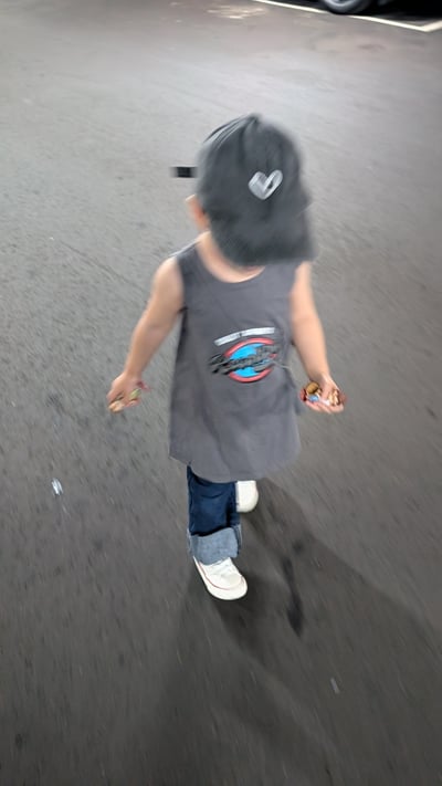 寬鬆印花背心裙2