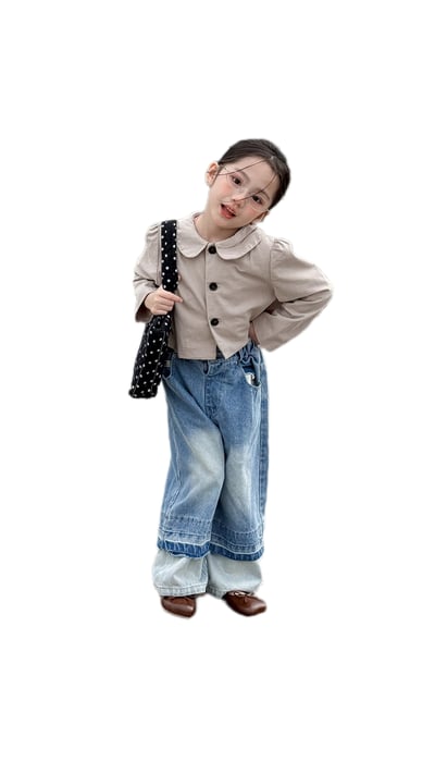 韓版小西裝外套(米/深灰)1