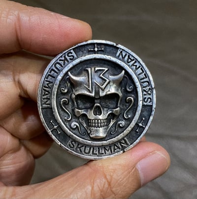 925 silver skull coin1