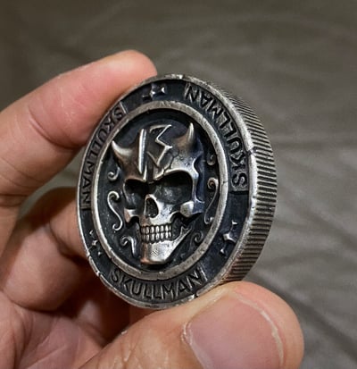 925 silver skull coin3