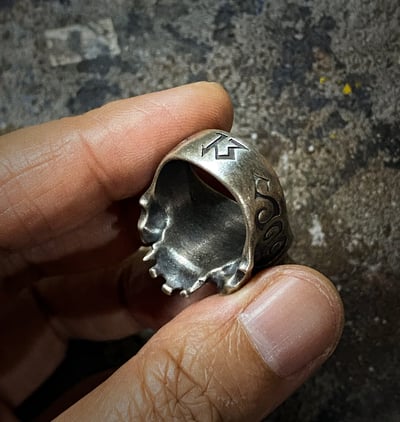Devil Skull silver ring3