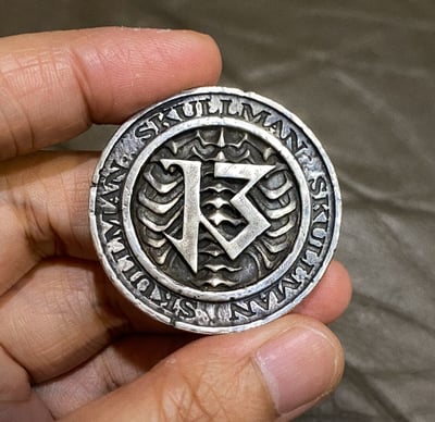 925 silver skull coin2