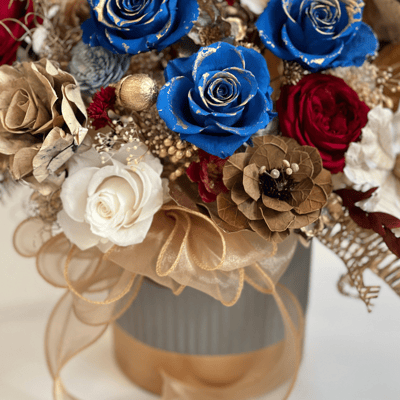 流金年華永生玫瑰盆花(客製)4