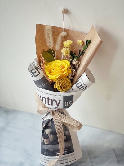 永生玫瑰小花束(各色)4