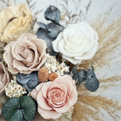 經典雋永永生玫瑰盆花(中型)3