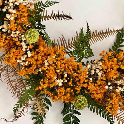 維多梅永生玫瑰乾燥花圈3