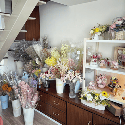 【一人開課】永生花LED燈玻璃球單品課9