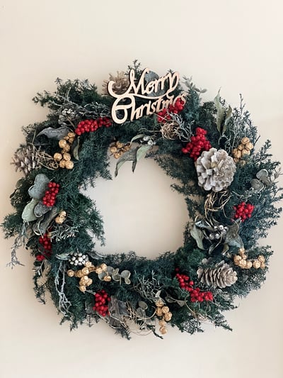 永恆經典永生聖誕花圈1