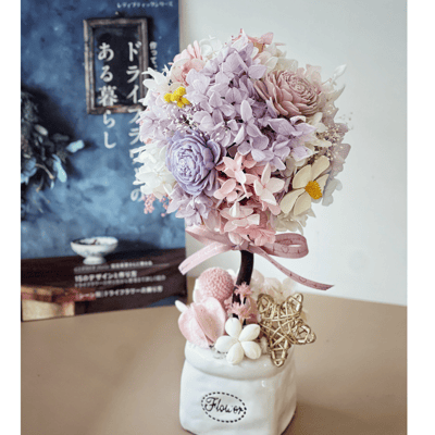 【兩人成團享優惠】永生繡球花小樹單品課5