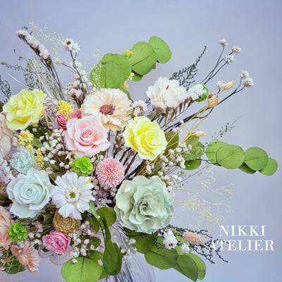 春序花語・永生玫瑰典藏瓶花(大型）3