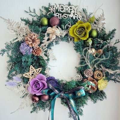 【兩人成團享優惠】永生聖誕花圈單品課(已截止）2