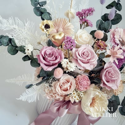 夢境花園永生玫瑰盆花(中型）3