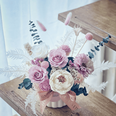 【兩人成團享優惠】永生玫瑰小盆花單品課1