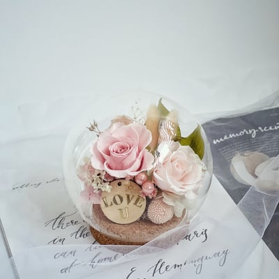 永生玫瑰玻璃球2