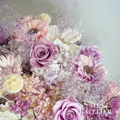 繁星絮語永生玫瑰大型瓶花(客製）4