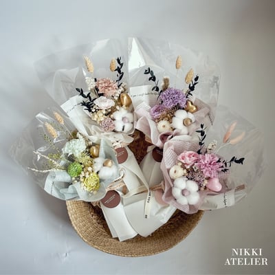 恆香之愛・永生康乃馨擴香小花束(母親節限定）1