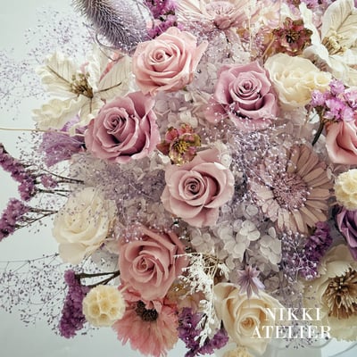 繁星絮語永生玫瑰大型瓶花(客製）3