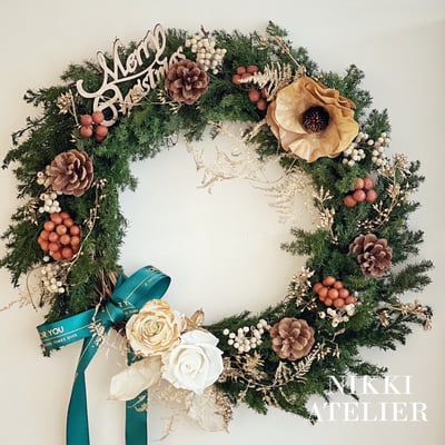【兩人成團享優惠】永生聖誕花圈單品課(已截止）5