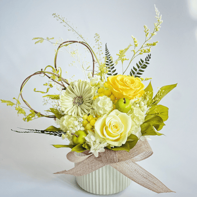 春馨情意永生玫瑰盆花(小型)1