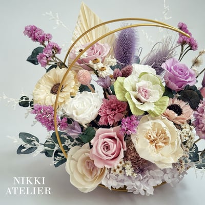 月漾花語永生玫瑰盆花2