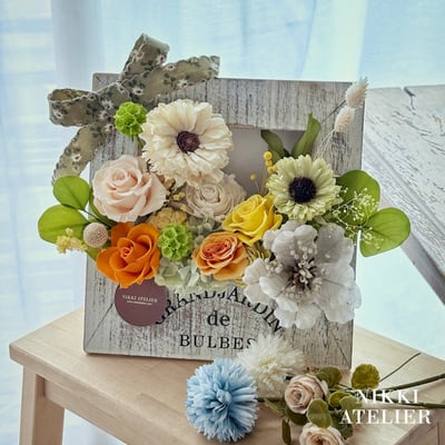 暖陽拾光・永生玫瑰擴香鄉村木框單品課5