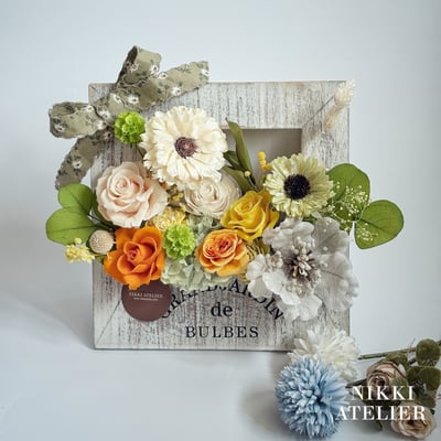 暖陽拾光・永生玫瑰擴香鄉村木框單品課1