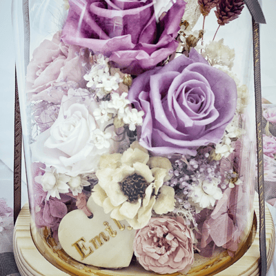 永生玫瑰玻璃盅3