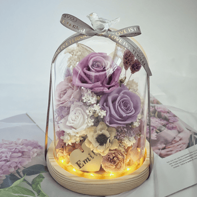 永生玫瑰玻璃盅4