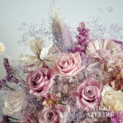 繁星絮語永生玫瑰大型瓶花(客製）6