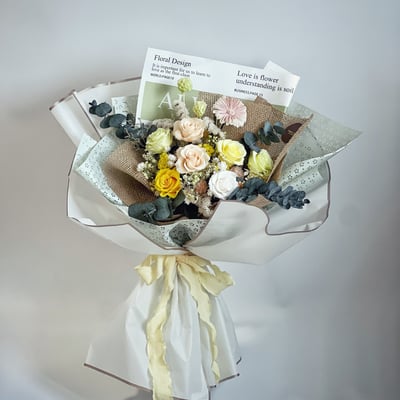 童話森林永生玫瑰花束1