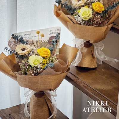 日本AUBE永生花證照班6