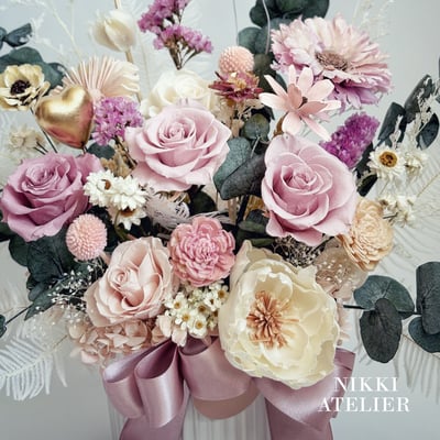 夢境花園永生玫瑰盆花(中型）2