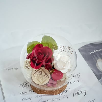 永生玫瑰玻璃球4