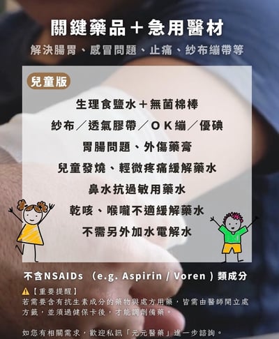 【請先至官方LINE詢問】｜醫藥備用包5